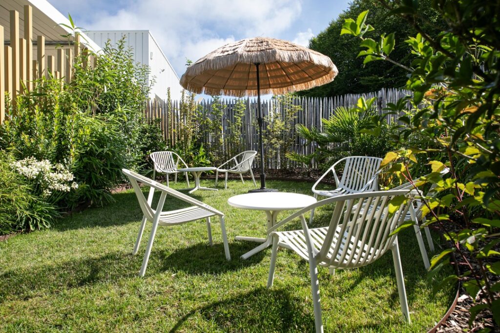Aménagement jardin restaurant